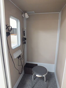 聴力検査室内部